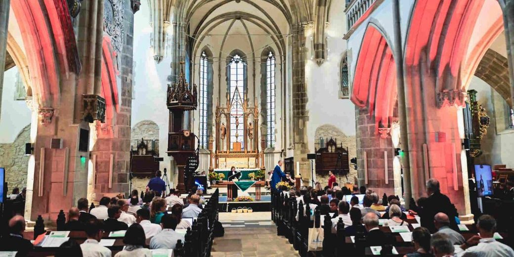 Die einwöchige 9. Vollversammlung der GEKE fand in Hermannstadt/Sibiu statt. Zentraler Tagungsort war die Evangelische Stadtpfarrkirche.